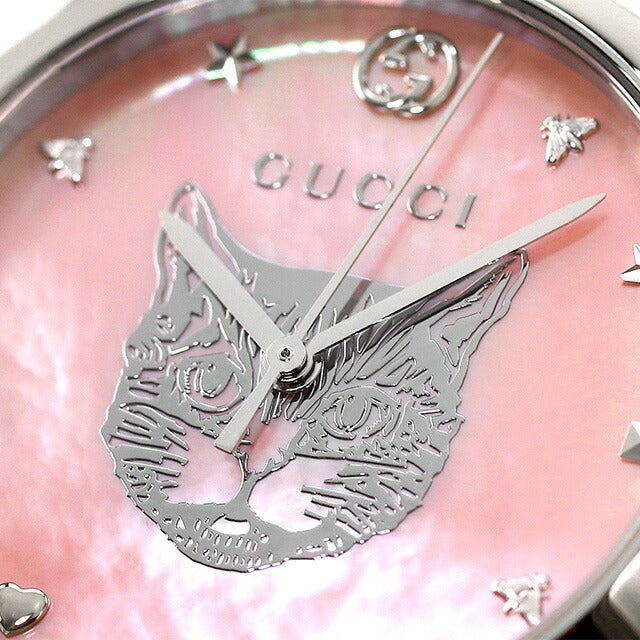 グッチ Gタイムレス クオーツ 腕時計 レディース GUCCI YA1264166 アナログ ピンクシェル スイス製 YA1264166