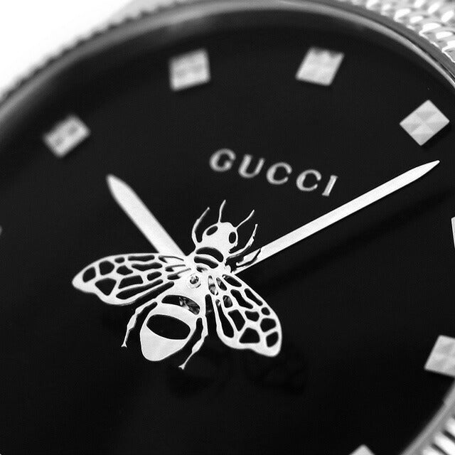 グッチ Gタイムレス クオーツ 腕時計 ブランド レディース GUCCI YA1265020 アナログ ブラック 黒 スイス製 YA1265020