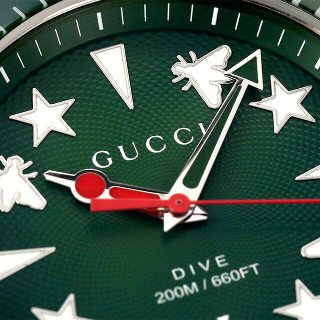 グッチ ダイヴ クオーツ 腕時計 メンズ GUCCI YA136222 アナログ グリーン スイス製 YA136222