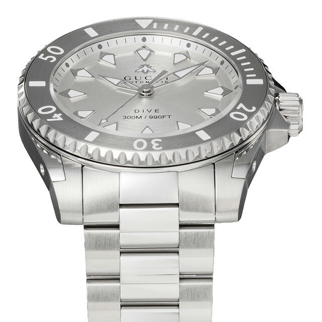 グッチ DIVE 自動巻き 腕時計 ブランド メンズ GUCCI YA136354 アナログ シルバー スイス製 YA136354