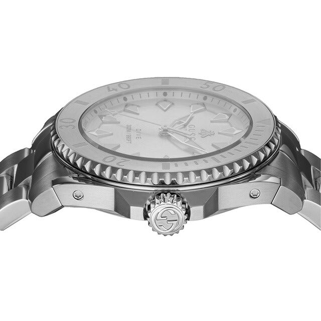 グッチ DIVE 自動巻き 腕時計 ブランド メンズ GUCCI YA136354 アナログ シルバー スイス製 YA136354