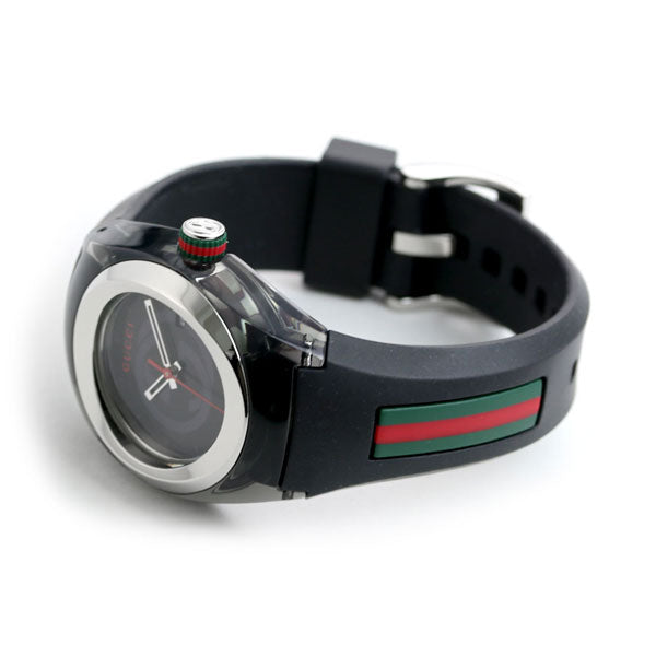 グッチ シンク 36mm レディース 腕時計 ブランド YA137301 ブラック YA137301