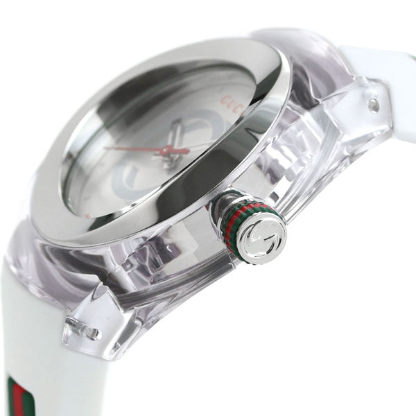 グッチ シンク 36mm レディース 腕時計 ブランド YA137302 シルバー ホワイト YA137302