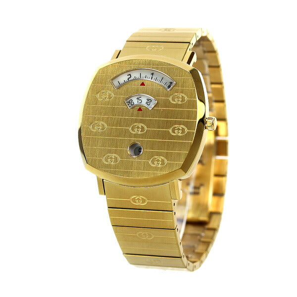 グッチ 時計 グリップ 38mm メンズ レディース 腕時計 ブランド YA157409 ゴールド YA157409
