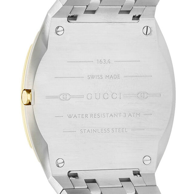 グッチ GUCCI 25H クォーツ 電池式 腕時計 ブランド メンズ レディース GUCCI YA163405 アナログ ゴールド スイス製 YA163405