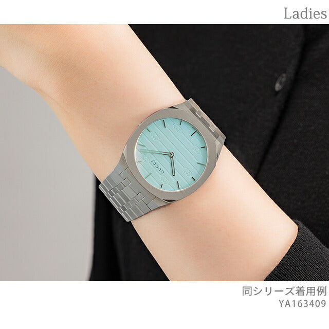 グッチ GUCCI 25H クォーツ 電池式 腕時計 ブランド メンズ レディース GUCCI YA163409 アナログ グリーン スイス製 YA163409