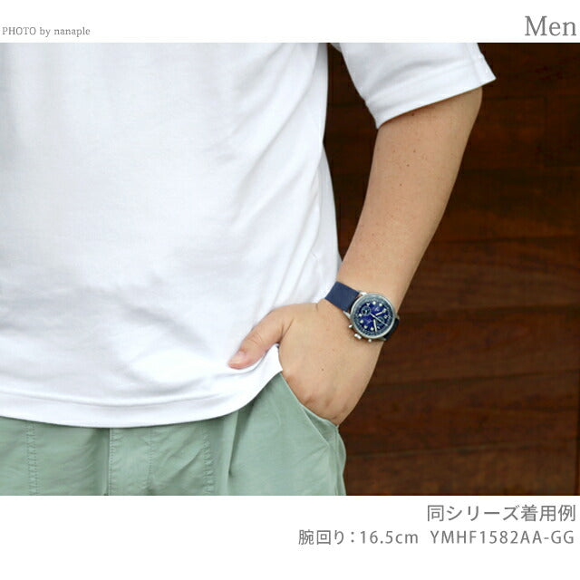 イエマ フライグラフ バイコンパックス フレンチ エアフォース クオーツ 腕時計 ブランド メンズ クロノグラフ YEMA YMHF1582AA-GG YMHF1582AA-GG