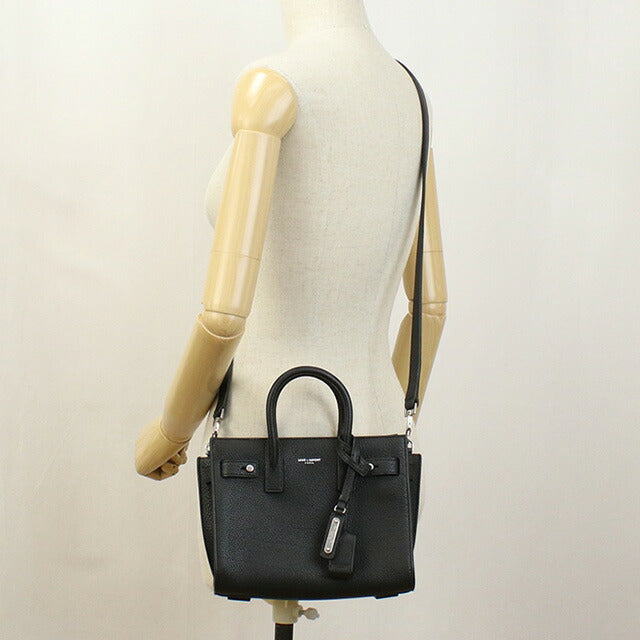 サンローラン ハンドバッグ レディース ブランド SAINT LAURENT レザー イタリア 485019 ブラック バッグ YSL485019011