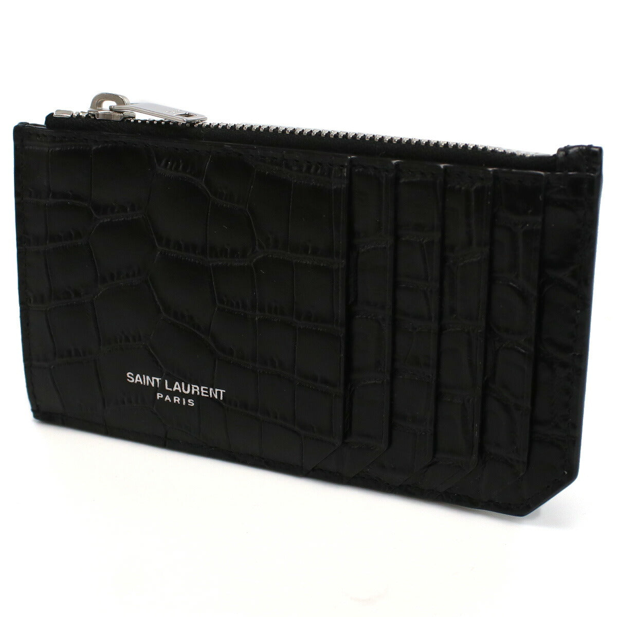 サンローラン 小銭入れ メンズ レザー イタリア 609362 ブラック 財布 YSL609362031