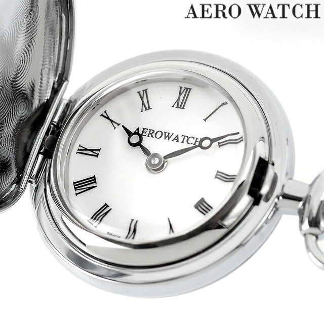 アエロウォッチ ペンダントウォッチ クォーツ 電池式 懐中時計 ブランド メンズ レディース AEROWATCH 05817-PD01 アナログ 05817-PD01
