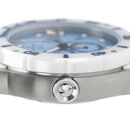 エドックス クロノオフショア1 腕時計 メンズ チタン クロノグラフ EDOX 10242-TINB-BUICDNO アナログ ライトブルーグラデーション ホワイト 白 10242-TINB-BUICDNO