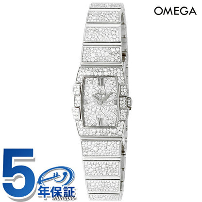 オメガ コンステレーション 20mm クオーツ 腕時計 ブランド レディース ダイヤモンド OMEGA 122.55.19.60.99.001 アナログ 122-55-19-60-99-001