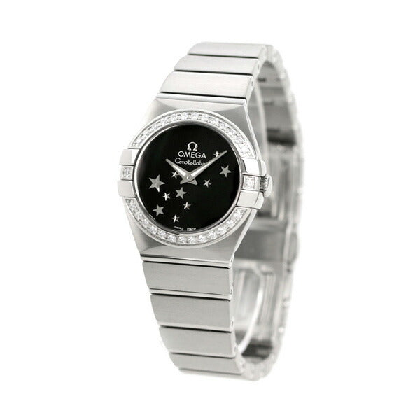 オメガ コンステレーション 24mm ダイヤモンド スイス製 123.15.24.60.01.001 OMEGA レディース 腕時計 ブランド ブラック 時計 123-15-24-60-01-001
