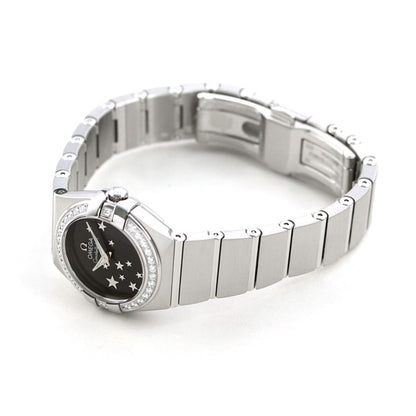 オメガ コンステレーション 24mm ダイヤモンド スイス製 123.15.24.60.01.001 OMEGA レディース 腕時計 ブランド ブラック 時計 123-15-24-60-01-001