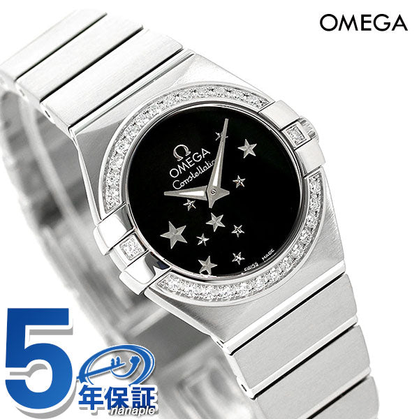 オメガ コンステレーション 24mm ダイヤモンド スイス製 123.15.24.60.01.001 OMEGA レディース 腕時計 ブランド ブラック 時計 123-15-24-60-01-001