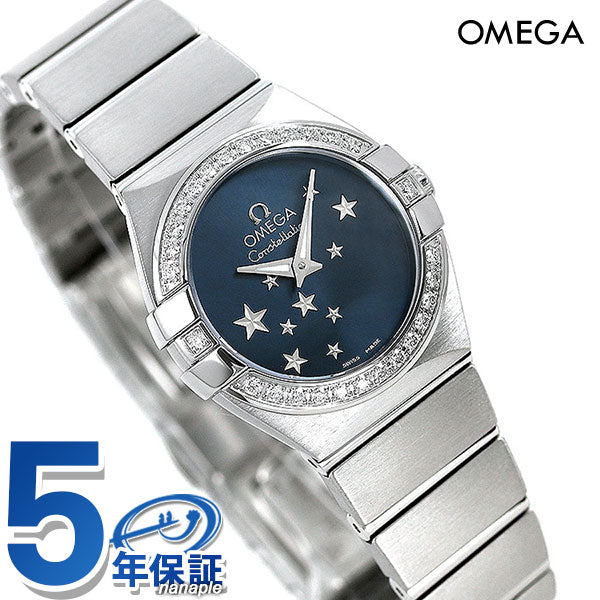 オメガ コンステレーション クオーツ 24mm レディース 腕時計 ブランド 123.15.24.60.03.001 ブルー OMEGA 腕時計 ブランド 123-15-24-60-03-001