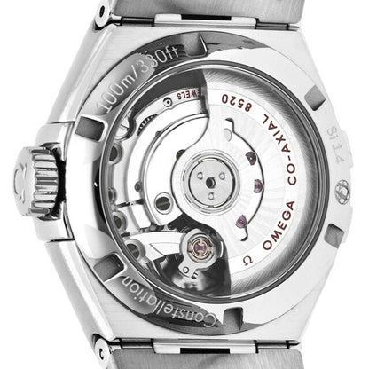 オメガ コンステレーション 27mm 自動巻き 機械式 腕時計 ブランド レディース ダイヤモンド OMEGA 123.15.27.20.55.002 アナログ ホワイトシェル 白 スイス製 123-15-27-20-55-002