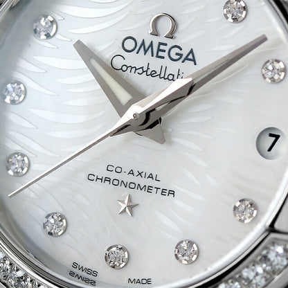オメガ コンステレーション プリュム 27mm 自動巻き 機械式 腕時計 ブランド レディース ダイヤモンド OMEGA 123.15.27.20.55.003 アナログ スイス製 123-15-27-20-55-003