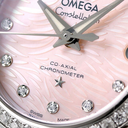 オメガ コンステレーション 27mm 自動巻き 機械式 腕時計 ブランド レディース ダイヤモンド OMEGA 123.15.27.20.57.002 アナログ シェル スイス製 123-15-27-20-57-002