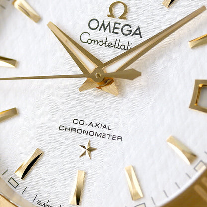 オメガ コンステレーション 38mm 自動巻き 機械式 腕時計 ブランド メンズ OMEGA 123.20.38.21.02.006 アナログ シルバー イエローゴールド スイス製 123-20-38-21-02-006