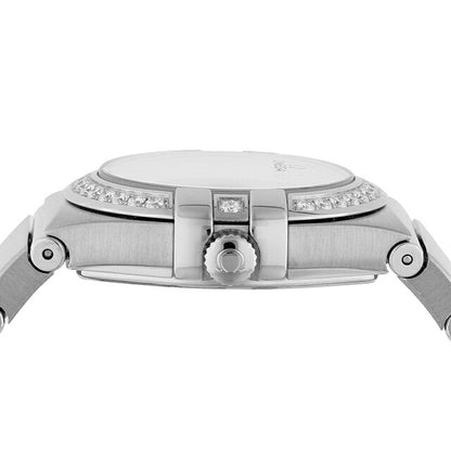 オメガ コンステレーション 27mm クオーツ 腕時計 ブランド レディース ダイヤモンド OMEGA 123.55.27.60.99.001 アナログ ホワイト 123-55-27-60-99-001