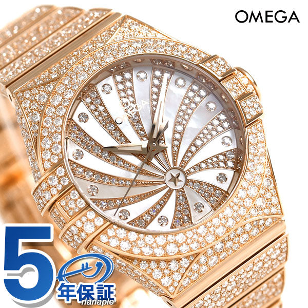 オメガ コンステレーション 31mm 自動巻き 機械式 レディース 123.55.31.20.55.006 OMEGA 腕時計 ブランド 新品 123-55-31-20-55-006