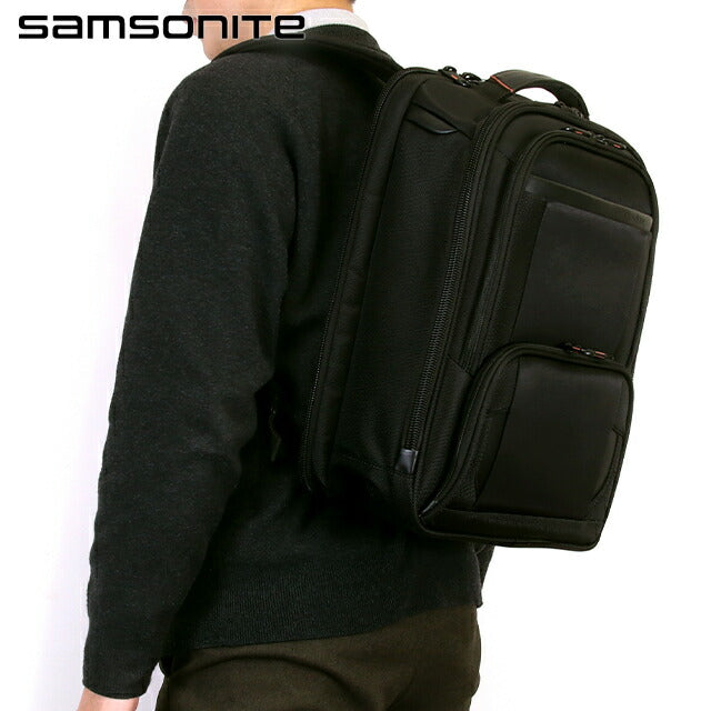 サムソナイト リュック メンズ ブランド PRO Slim Backpack ビジネスカバン リュック バックパック レザー 126358-1041 ブラック バッグ 126358-1041