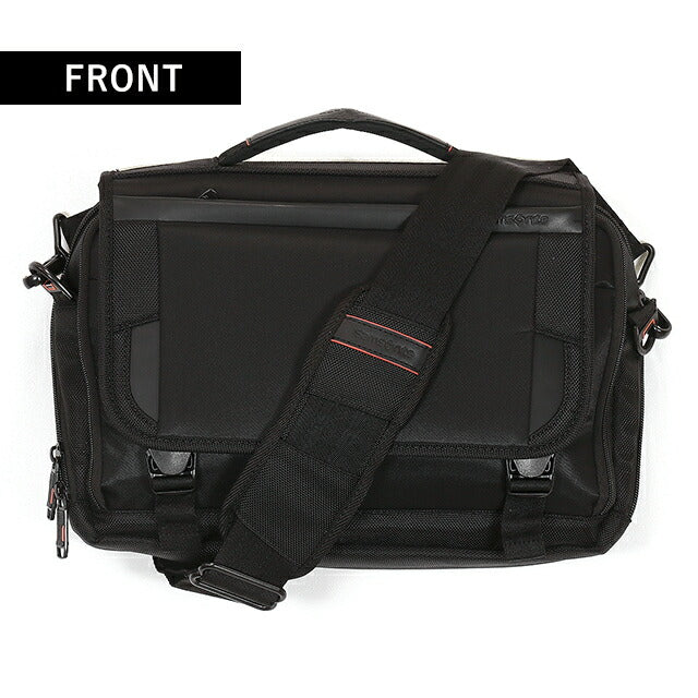 サムソナイト ビジネスバッグ メンズ ブランド PRO 13 Slim Messenger ビジネスカバン パソコンバッグ レザー 126360-1041 ブラック バッグ 126360-1041