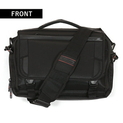 サムソナイト ビジネスバッグ メンズ ブランド PRO 13 Slim Messenger ビジネスカバン パソコンバッグ レザー 126360-1041 ブラック バッグ 126360-1041