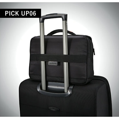 サムソナイト ビジネスバッグ メンズ ブランド PRO 13 Slim Messenger ビジネスカバン パソコンバッグ レザー 126360-1041 ブラック バッグ 126360-1041