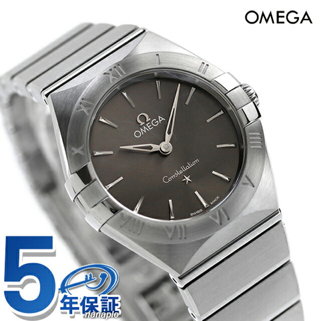 オメガ コンステレーション 28mm クォーツ 電池式 腕時計 ブランド レディース OMEGA 131.10.28.60.06.001 アナログ グレー スイス製 131-10-28-60-06-001