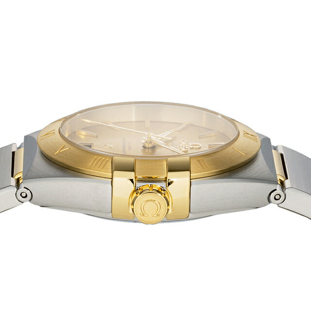 Omega Constellation 36mm Automatic Watch Brand Men OMEGA 131.20.36.20.08.001 Analog Yellow 131-20-36-08-001