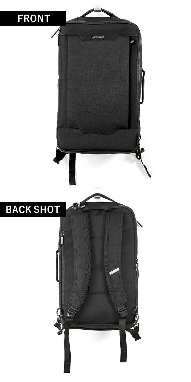 サムソナイト リュック メンズ ブランド SILHOUETTE バックパック リュックサック ショルダーバッグ ブリーフケース ポリエステル 2WAY 139027-1041 ブラック 139027-1041