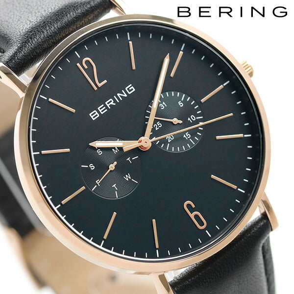 Berling watch calf leather 41mm Quartz Men&