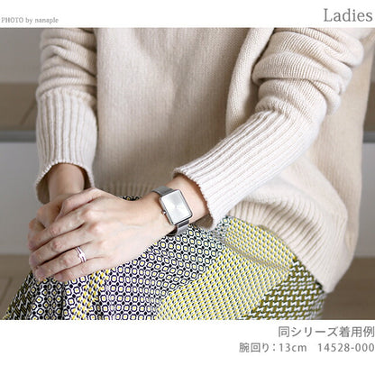 Baleing Watch Ladies Smart Square Collection 28mm手表品牌14528-334白金