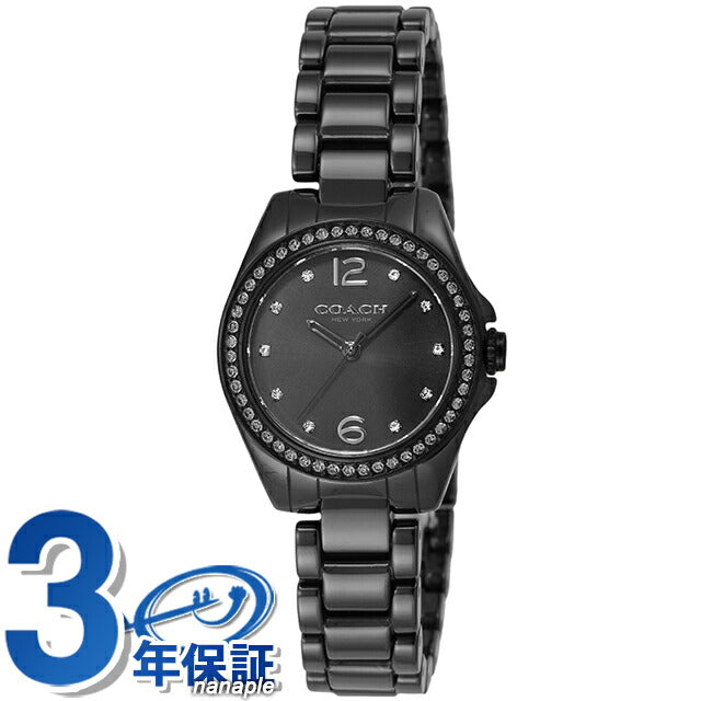 コーチ TRISTEN クオーツ 腕時計 ブランド レディース COACH 14502130 アナログ オールブラック 黒 14502130