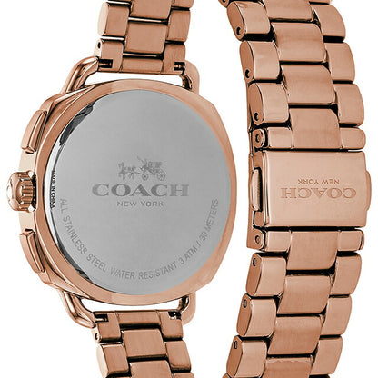 コーチ TATUM クオーツ 腕時計 ブランド レディース COACH 14502604 アナログ シルバー ローズゴールド 14502604