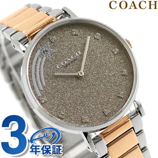 コーチ ペリー クォーツ 電池式 腕時計 ブランド レディース COACH 14503522 アナログ ゴールド ピンクゴールド シルバー 14503522