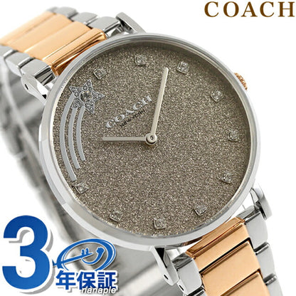 コーチ ペリー クォーツ 電池式 腕時計 ブランド レディース COACH 14503522 アナログ ゴールド ピンクゴールド シルバー 14503522