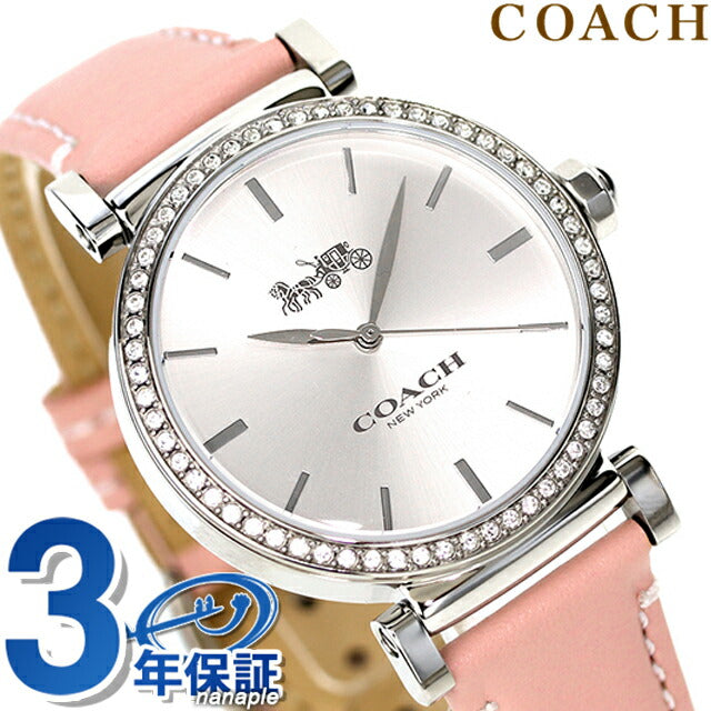 コーチ マディソン クオーツ 腕時計 ブランド レディース COACH 14503550 アナログ シルバー ピンク 14503550