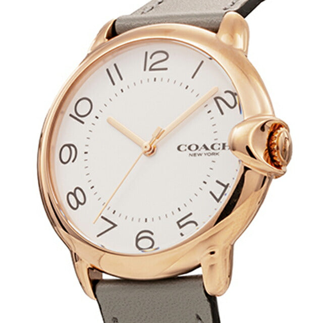 コーチ ARDEN クオーツ 腕時計 ブランド レディース COACH 14503611 アナログ ホワイト グレー 白 14503611