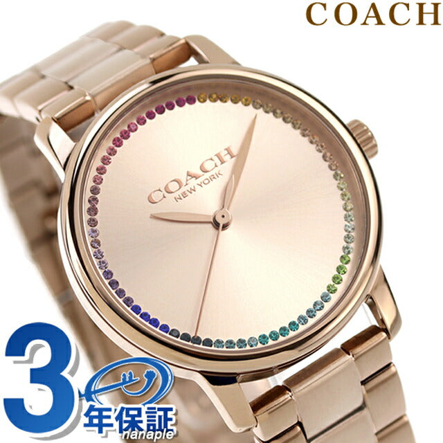 コーチ グランド クオーツ 腕時計 ブランド レディース COACH 14504064 アナログ ピンクゴールド 14504064