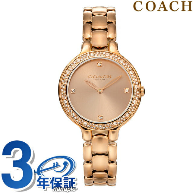 コーチ CHELSEA クォーツ 電池式 腕時計 ブランド レディース COACH 14504162 アナログ ピンクゴールド 14504162