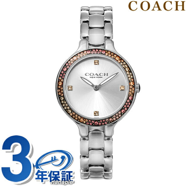 コーチ CHELSEA クォーツ 電池式 腕時計 ブランド レディース COACH 14504165 アナログ シルバー 14504165