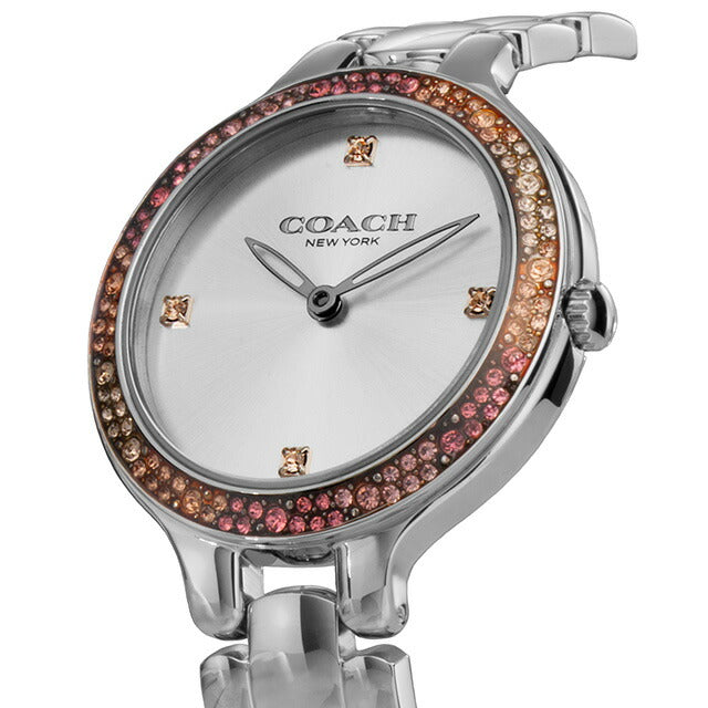 コーチ CHELSEA クォーツ 電池式 腕時計 ブランド レディース COACH 14504165 アナログ シルバー 14504165