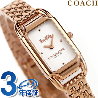コーチ CADIE クオーツ 腕時計 ブランド レディース COACH 14504171 アナログ ホワイト ゴールド 白 14504171