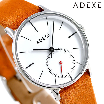 アデクス スイートコレクション 33mm スモールセコンド 1870B-07-JP18MAR 腕時計 ブランド プチ オレンジ メンズ 1870B-07-JP18MAR