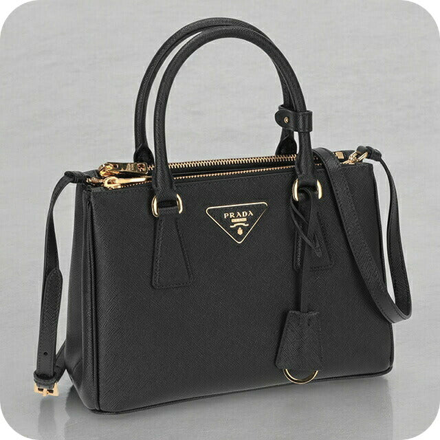 プラダ ハンドバッグ レディース ブランド PRADA レザー 1BA896 ブラック 1BA896S-LUEOO-NER