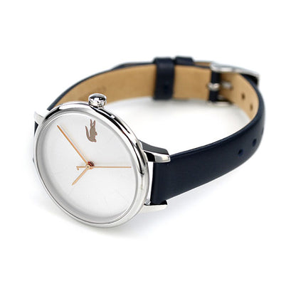 ラコステ 時計 34mm クオーツ レディース 腕時計 ブランド 2001100 シルバー ネイビー 2001100