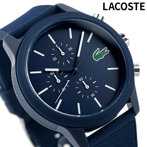ラコステ 時計 44mm クオーツ メンズ 腕時計 ブランド 2010970 ブルー 2010970